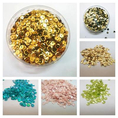 1 Tola, Cup Sitaray in Various Colors , 6mm Beautiful Loose Sequins DIY Crafts