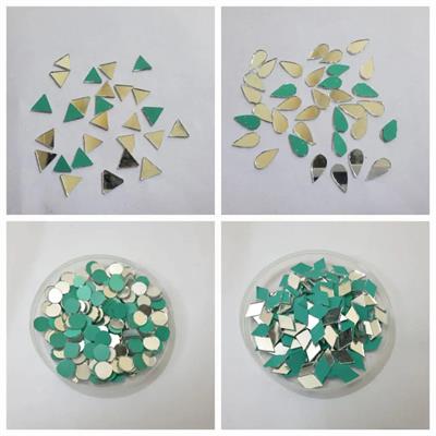 200 Pcs Round, Triangel,leaf Diamonds DIY Small Craft Mirror