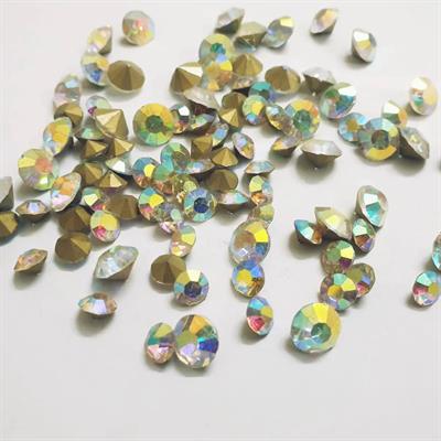 1 Pack  Point Back Shiny crystal Stone Beads DIY Sewing Jewelry Decoration