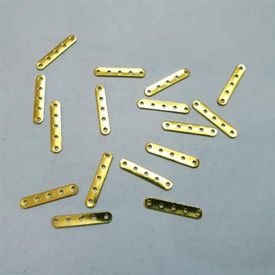 15 Pcs Gold Connector Link Multi Hole Bar Finding For Jewelry Making 2cm