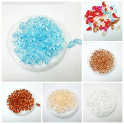 40 Pcs Teardrop Beads Sewing Crafts DIY in Various Colors