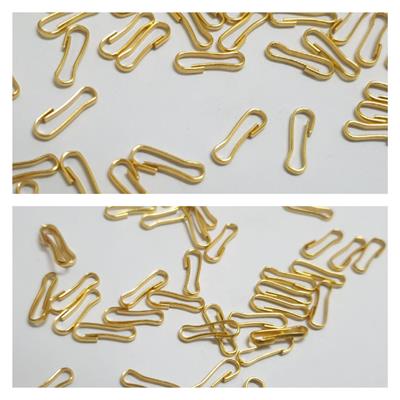 40 Pcs Gold Lanyard Clips, 12mm