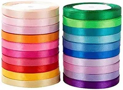 Pack Of 12 - 0.5 inch ribbons - Multi Color