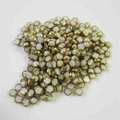 10gm, Real Kundan 6MM Beads DIY Sewing Jewelry Decoration, Round Shape 4mm