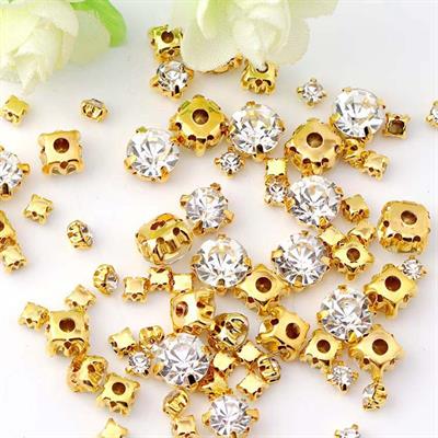 1 Pack Crystal Acrylic Sew On Rhinestones Beads High Quality 2mm,3mm,5mm & 8mm