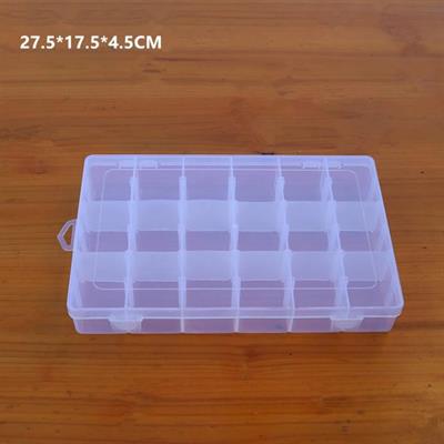  1 Pcs, 18 Slots Storage Box Transparent Container for Beads Craft Items Jewllery DIY