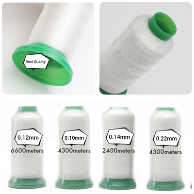 1 Roll Transparent Embroidery material Nylon Thread/ Monofilament Nylon Yarn Thread