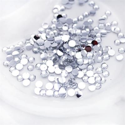 100 Pcs Resin Back Non Hotfix Rhinestone For Clothes Decoration Crafts