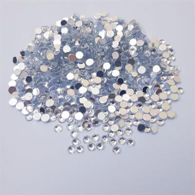 300 Pcs Each, Resin Beads DIY Sewing White 4mm