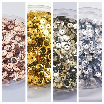 1 Tola, Cup Sequins in Various Colors , Beautiful Loose Sequins DIY Crafts 6mm