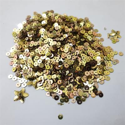 2 Tola, Cup Sitaray Gold Colors , 5mm Beautiful Loose Sequins DIY Crafts