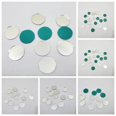 Pack of 1 DIY Small Craft Mirrors, Round Shape for Crafts Projects, Decoration 8mm-2.2cm