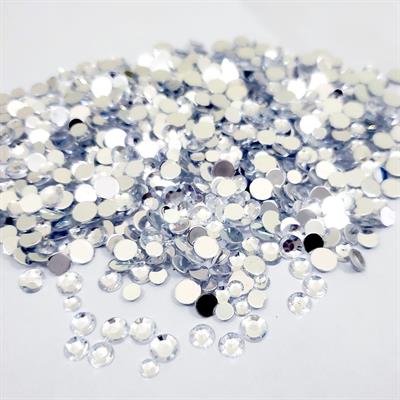 200 Plus Pcs White Resin For Clothes Decoration Crafts 3mm,5mm & 6mm Mixed