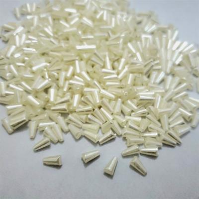 100 Pcs Teardrop Beads Sewing Crafts 8mm off white Colors