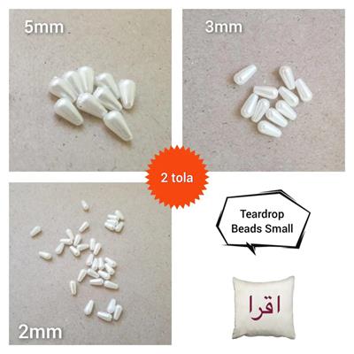 2 Tola Plastic Imitation Pearl Beads Teardrop Beads,2,3,5mm Hole: 1.5mm