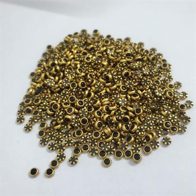 10 gm Kundan Stones, for Decoration, DIY Sewing Jewelry Crafts 3mm Round