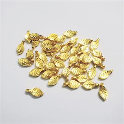 10 gm Bright Gold Plastic Beads for Saree Tassels, Jewelry Making, and Embroidery 10 mm