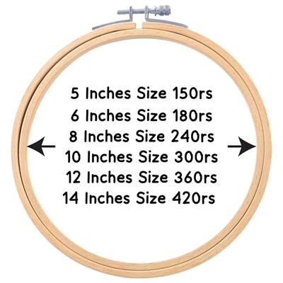 1 Pcs High Quality Embroidery Frames For Clothes DIY Crafts In Various Sizes