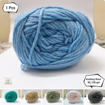 1 Pc, High Quality, Wool Ball. Sweater, Hand Knitting, Soft Crochet Hook Yarn 80-100 gm