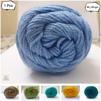 1 Pc, High Quality, Wool Ball. Sweater, Hand Knitting, Soft Crochet Hook Yarn 80-100 gm