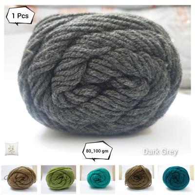 1 Pc, High Quality, Wool Ball. Sweater, Hand Knitting, Soft Crochet Hook Yarn 80-100 gm