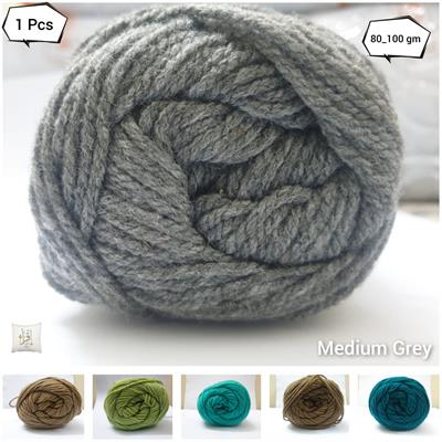 1 Pc, High Quality, Wool Ball. Sweater, Hand Knitting, Soft Crochet Hook Yarn 80-100 gm