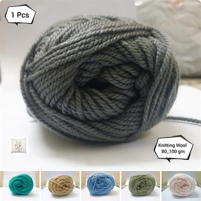 1 Pc, High Quality, Wool Ball. Sweater, Hand Knitting, Soft Crochet Hook Yarn 80-100 gm