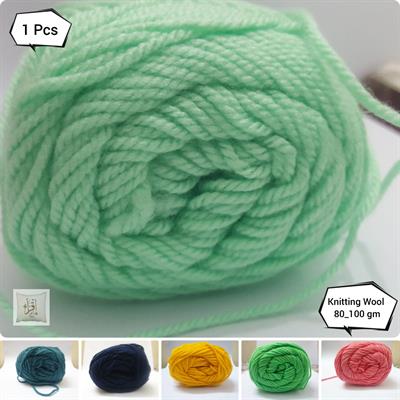 1 Pc, High Quality, Wool Ball. Sweater, Hand Knitting, Soft Crochet Hook Yarn 80-100 gm