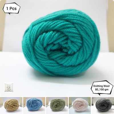 1 Pc, High Quality, Wool Ball. Sweater, Hand Knitting, Soft Crochet Hook Yarn 80-100 gm