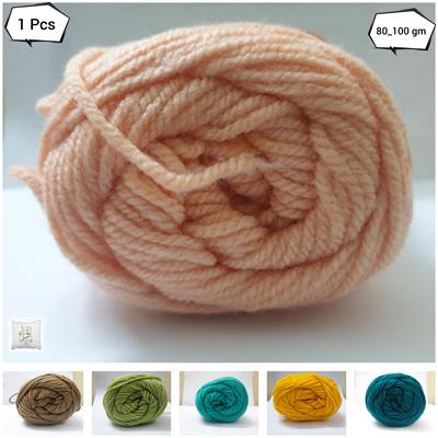 1 Pc, High Quality, Wool Ball. Sweater, Hand Knitting, Soft Crochet Hook Yarn 80-100 gm