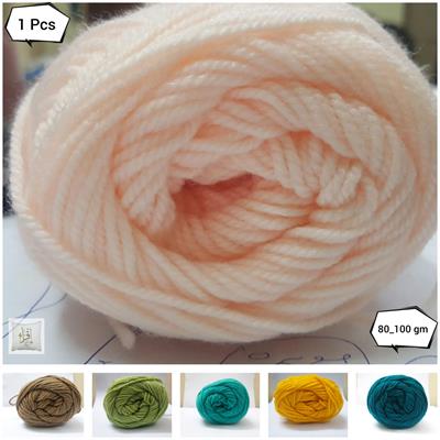 1 Pc, High Quality, Wool Ball. Sweater, Hand Knitting, Soft Crochet Hook Yarn 80-100 gm