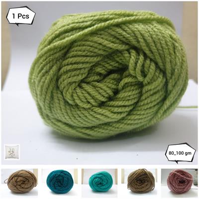 1 Pc, High Quality, Wool Ball. Sweater, Hand Knitting, Soft Crochet Hook Yarn 80-100 gm