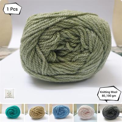 1 Pc, High Quality, Wool Ball. Sweater, Hand Knitting, Soft Crochet Hook Yarn 80-100 gm