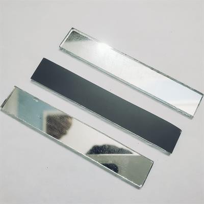 Pack Of 6 Pcs Glass Long Shape Mirror Medium Size For Art & Crafts