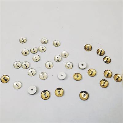 100 Pcs Resins For Clothes Decoration Crafts (5mm) Round