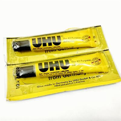 Pack of 2 All Purpose UHU Glue Tube (35ML), Used In Sequins Crafts DIY etc.