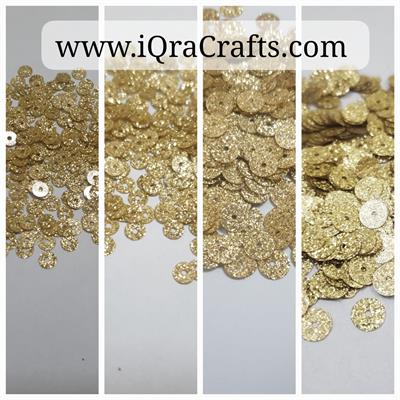  1 Tola  Glitter Sitaray in Gold , 3mm,4mm,6mm ,8mm