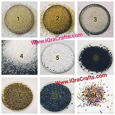 2 Tola Glass Round Beads, Various Colors, Pony Bead Jewelry, DIY Craftsmanship