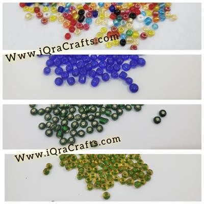 2 Tola Round Beads, Multi Colors, Pony Bead Jewelry, DIY Craftsmanship 4mm