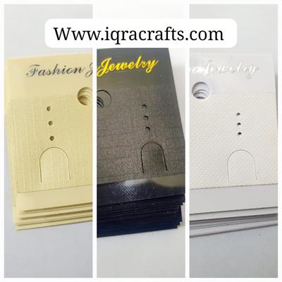 10 Pcs Packaging Card PVC Paper Stud Earring Packaging Cards Hanging Holder