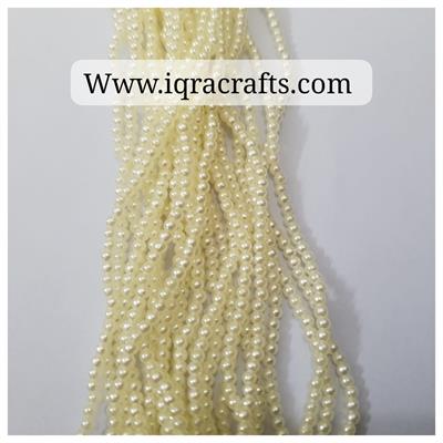 300 Plus Pcs Round Beads 2mm Off white Craft Sets Round Small beads