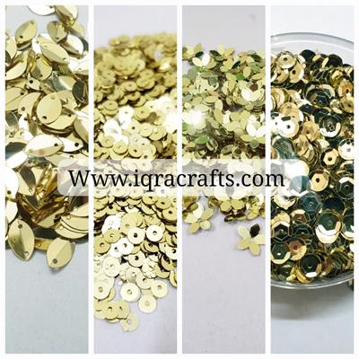 Pack Of 4 Tola (Tola Each) Beads & Sequins Beautiful Loose Sequins DIY Crafts