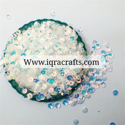 1 Tola 4mm Cup Round Sitaray Transparent 