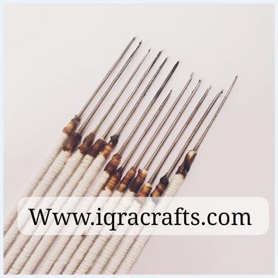 Pack of 1/2/4/6 & Full Set Aari For Embroidery Work & Needle Crafting & Beading, Sewing DIY (MOTI Work)