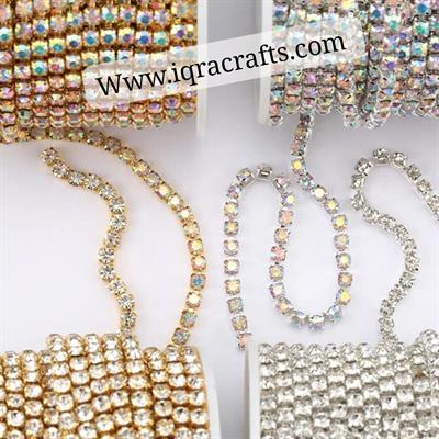 2 Gaz Super Shinny Crystal Rhinestones DIY Jewellery DIY Crafts Decoration