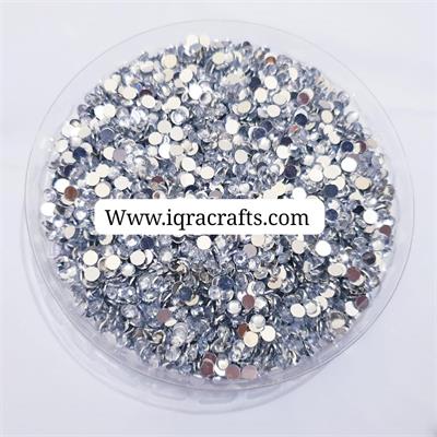 10 gm Shiny Crystal & Stone Resin beads DIY Sewing Craft Sets 3mm