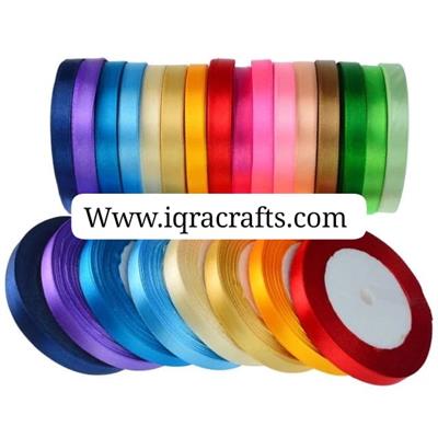 Pack Of 6,- 0.5 inch ribbons - Multi Color