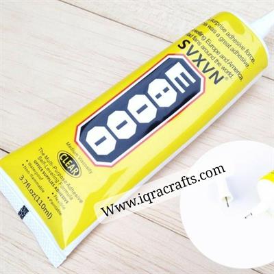 1 Pcs E8000 110 ml Adhesive Glue for Kundan Stones, Jewelry, Nail Art, Craft Sets