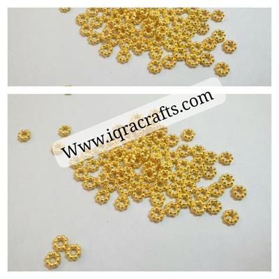200 Pieces Shinny Gold Balls Rings For Making Jewellery, 5mm