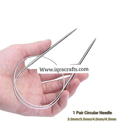 1 Pcs Circular Knitting Pair Needles